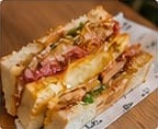 Cut sando on paper